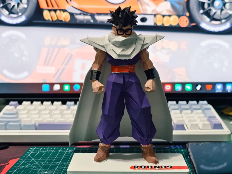 ROUND9龙珠系列成年孙悟饭比克服装