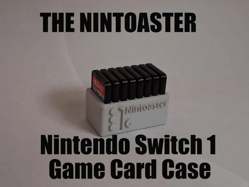 Nintoaster: Toaster Shaped Nintendo Game Card Case