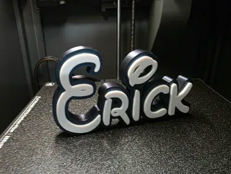 Disney Name Sign Erick Kid Room Wall Decor 3DART