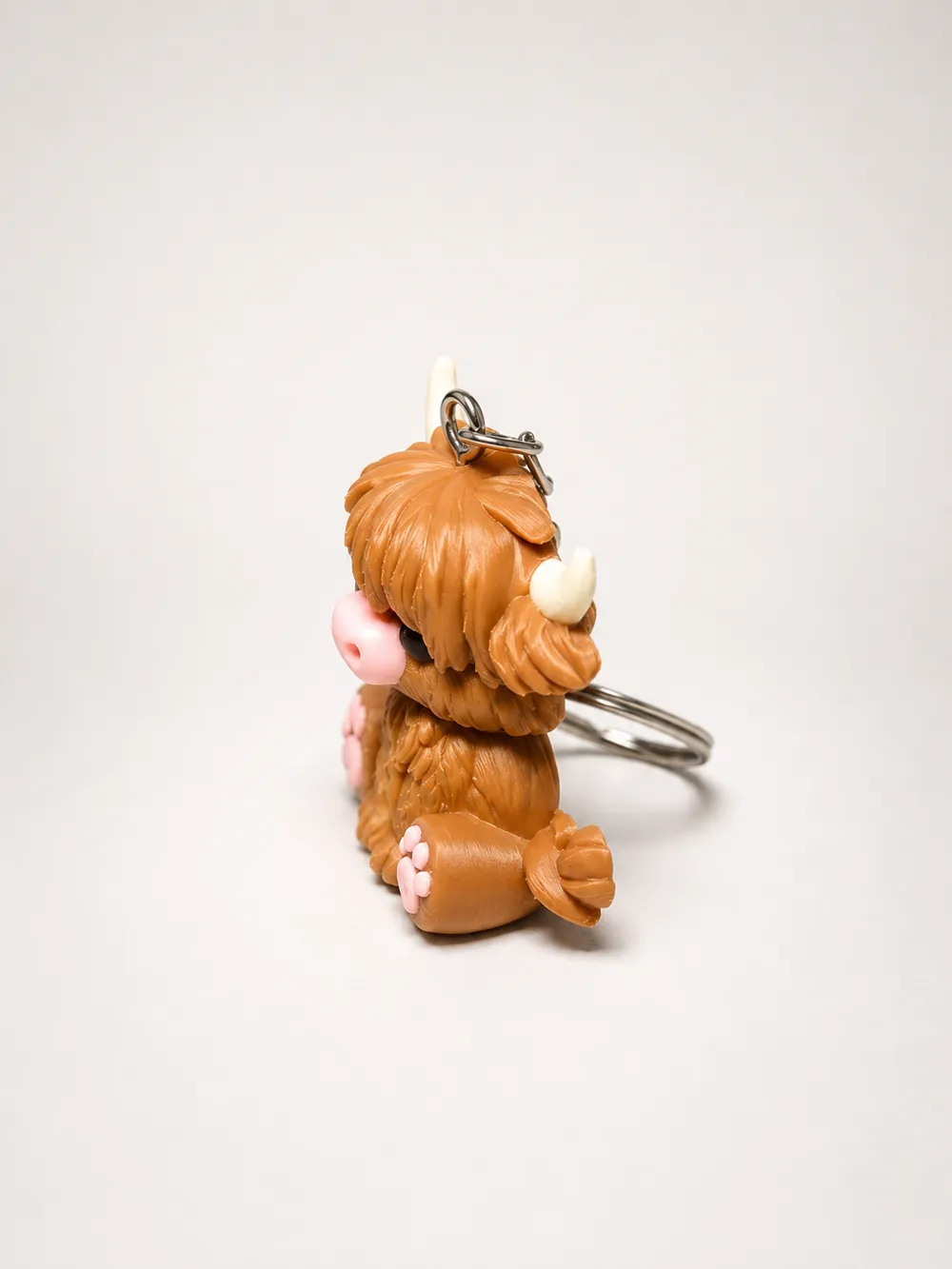Photo Modale Highland Cow Keychain V.2.0 - Free 3D Print Model - MakerWorld