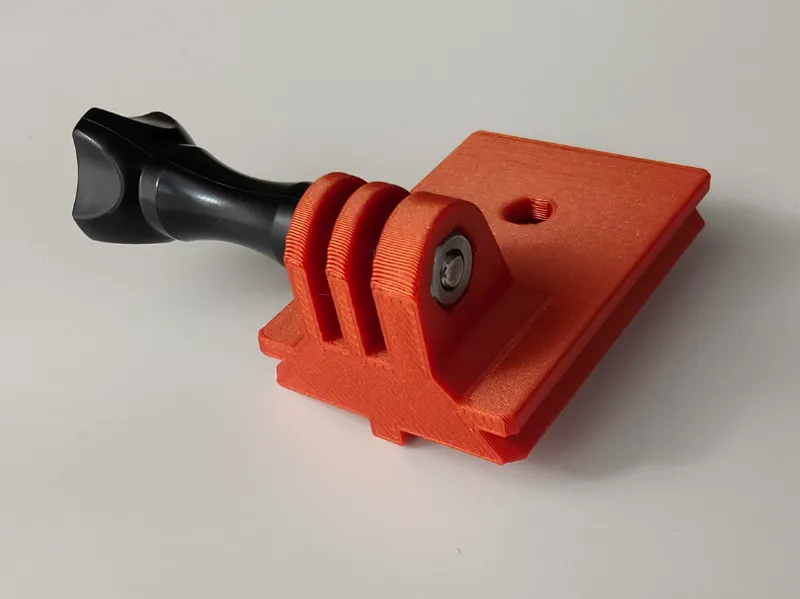 Piastra compatibile Arca Swiss con supporto GoPro