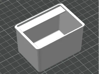 mediuml Bin w Label Ledge - Storehouse / HFT Med