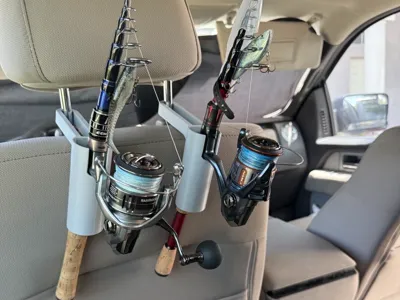 Back of Car Seat Rod Holder
