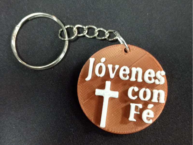 Llavero Jóvenes con Fé