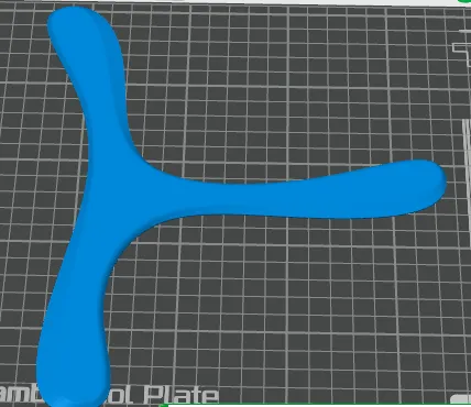 Boomerang à 3 pales