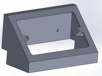 UK - Double Electric Socket Back Plate