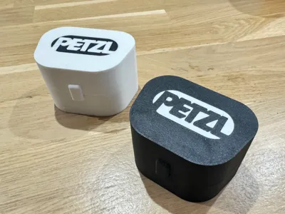 PETZL ACTIK CORE headlamp storage box