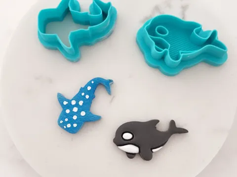 Cortador para modelado: Killer Whale | Whale Shark clay cutter — referencia de MakerWorld