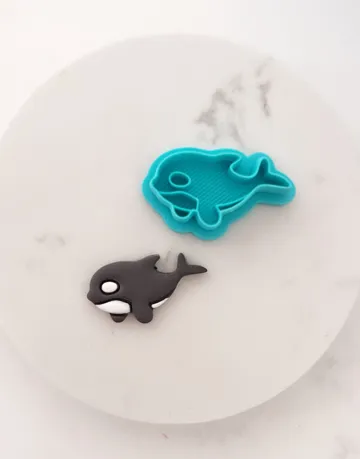 Cortador para modelado: Killer Whale | Whale Shark clay cutter — vista de referencia 2