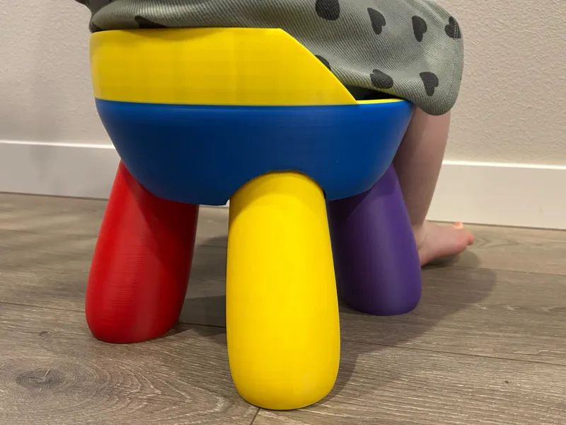 Children's Chair with Screw On Legs
