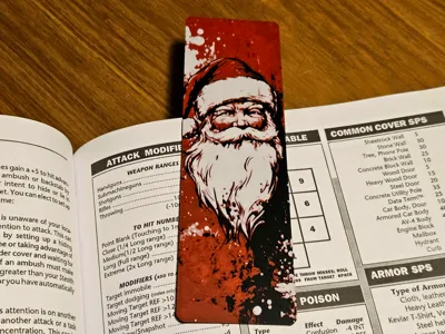 Santa Bookmark