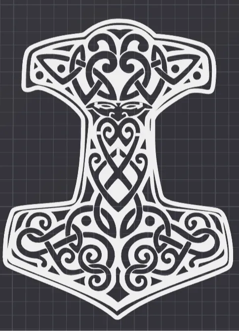 Thor's Hammer Wall art