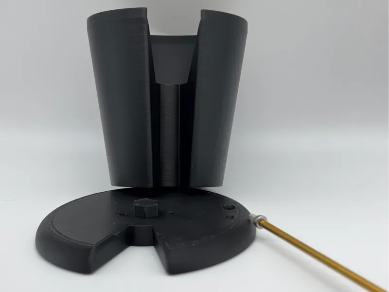 Fishing line removal tool with removable base!