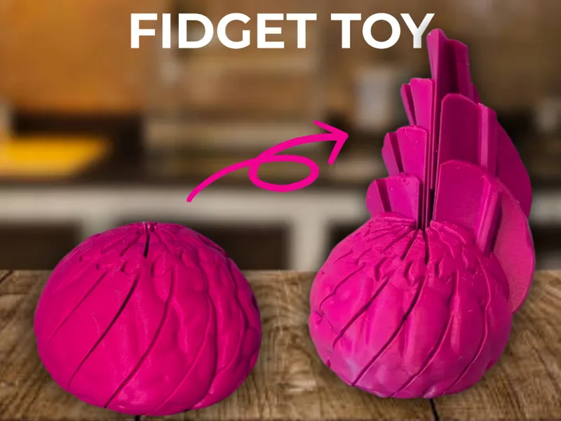 Swirly Brain Fidet Toy