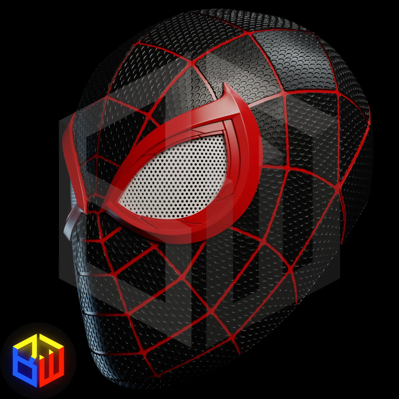 Miles Morales PS5 Textured Helmet view 4