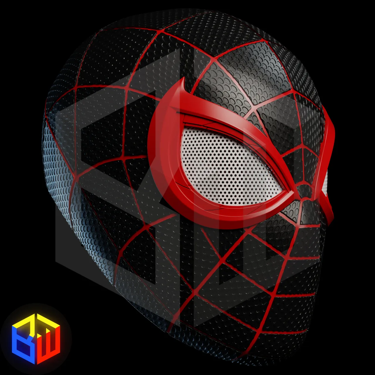 Miles Morales PS5 Textured Helmet view 3
