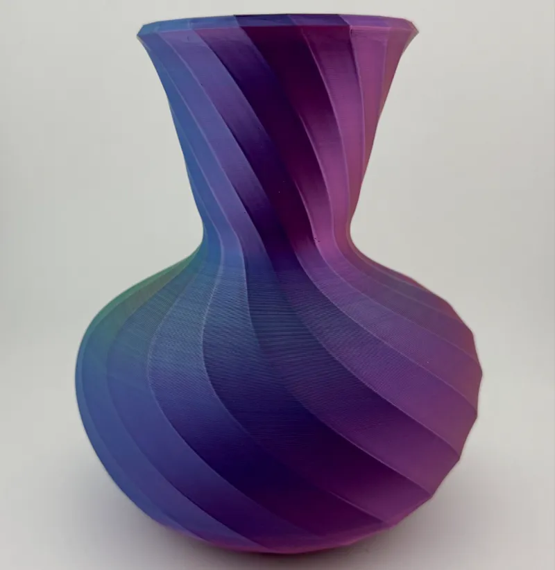 Spiral Decanter-shaped Vase