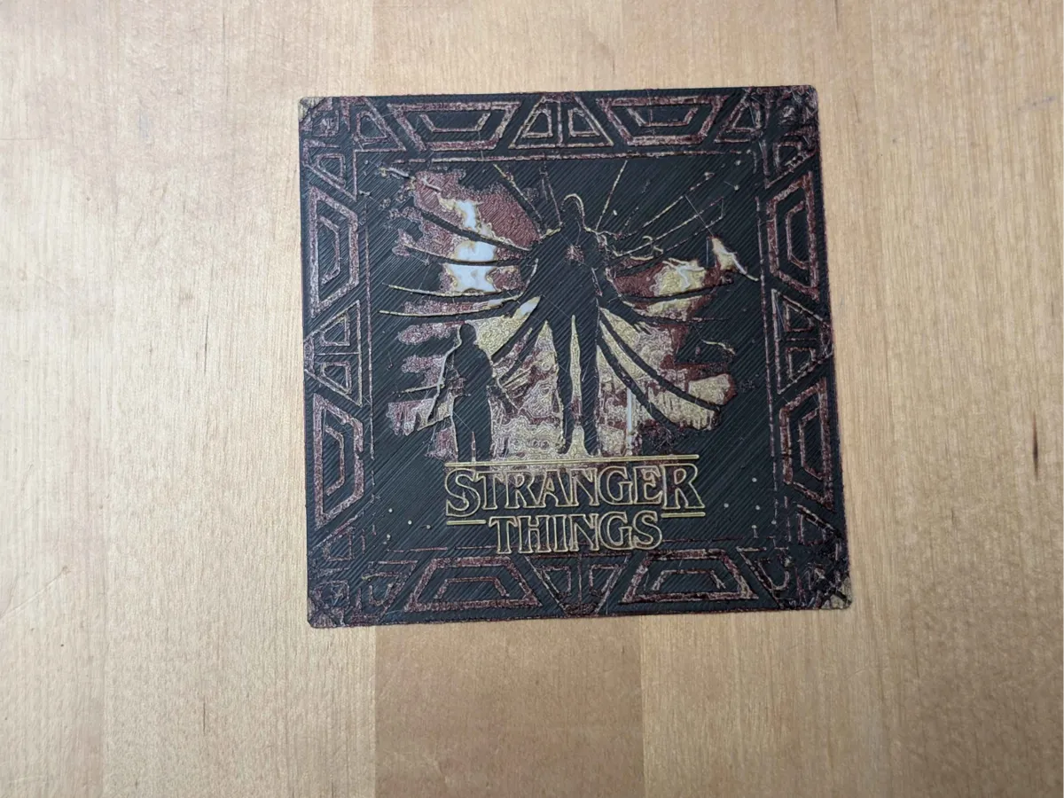 Plaque décorative stranger things by Tutu MakerWorld: Download Free 3D
