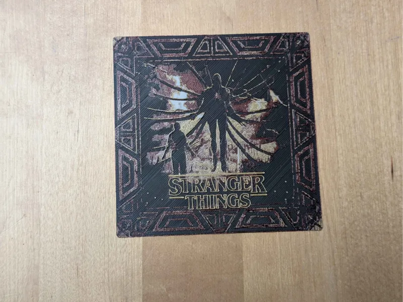 Plaque décorative stranger things