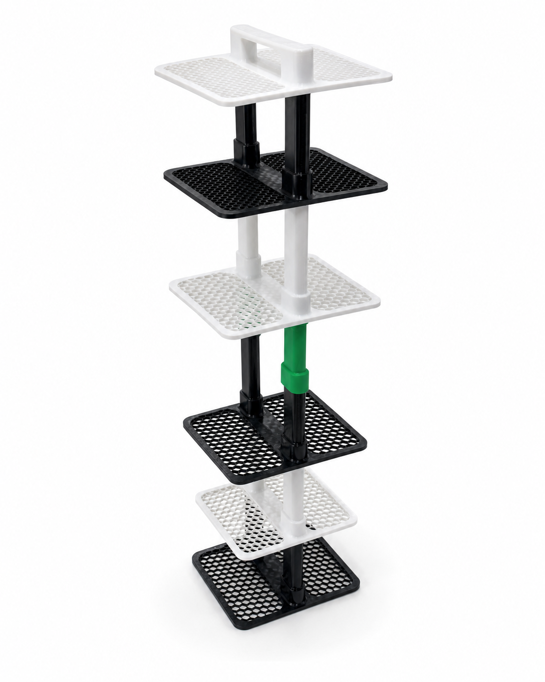 Miniatura 2 do modelo 3D 可叠加鞋架