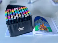 Range-stylos set de coloriage 80 pièces — photo 1