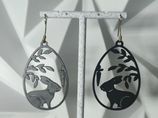 Aretes Conejito en el Huerto