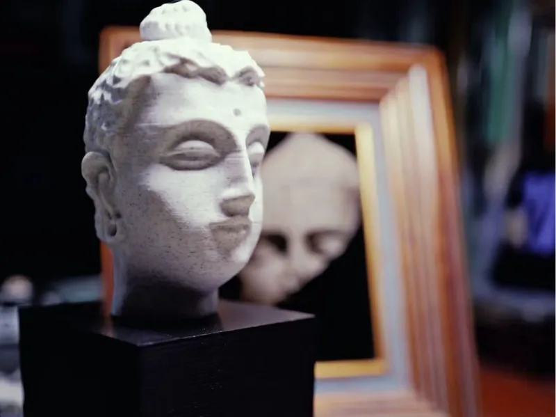 犍陀罗风格佛头/Gandhara Buddha Head