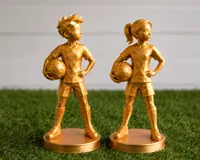 BOY  soccer trophy