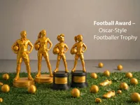 MAN  Soccer trophy