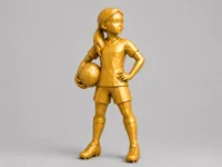 GIRL soccer trophy