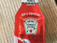 Chick-Fil-A lid with sauce and ketchup