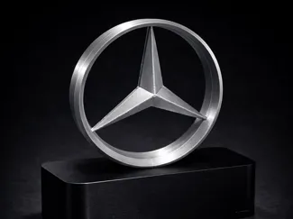 Mercedes Stern Präsentationsständer