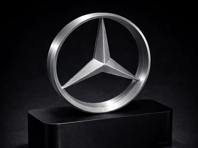 Mercedes Stern Präsentationsständer