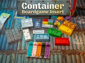 Container Board Game Insert  (+ Expansion)