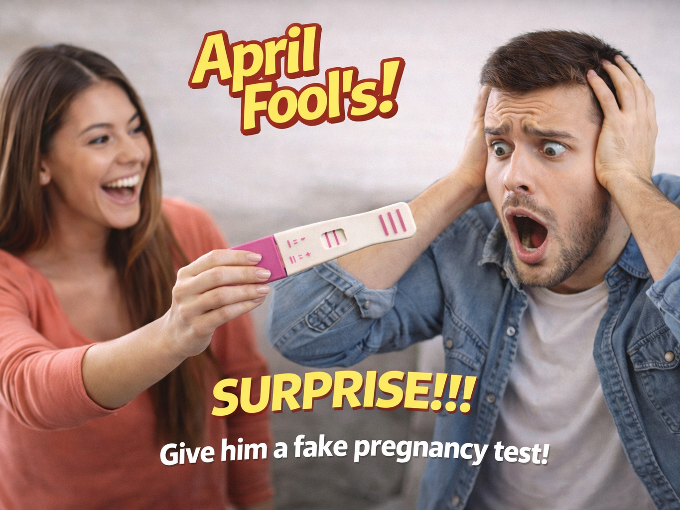 Finto Test di Gravidanza | Prank| Pesce d’Aprile