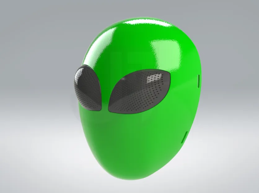 Alien Mask – 3D Printable - Free 3D Print Model - MakerWorld