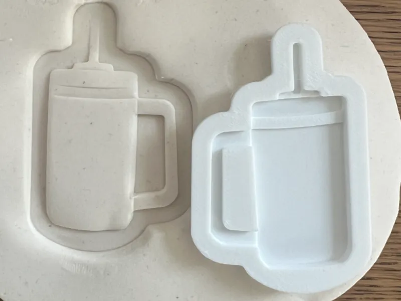 Mug sugar dough cutter / cookie cutter