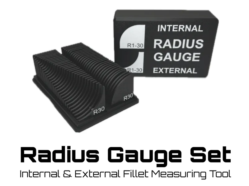 Radius Gauge Set – The Fillet Measuring Tool