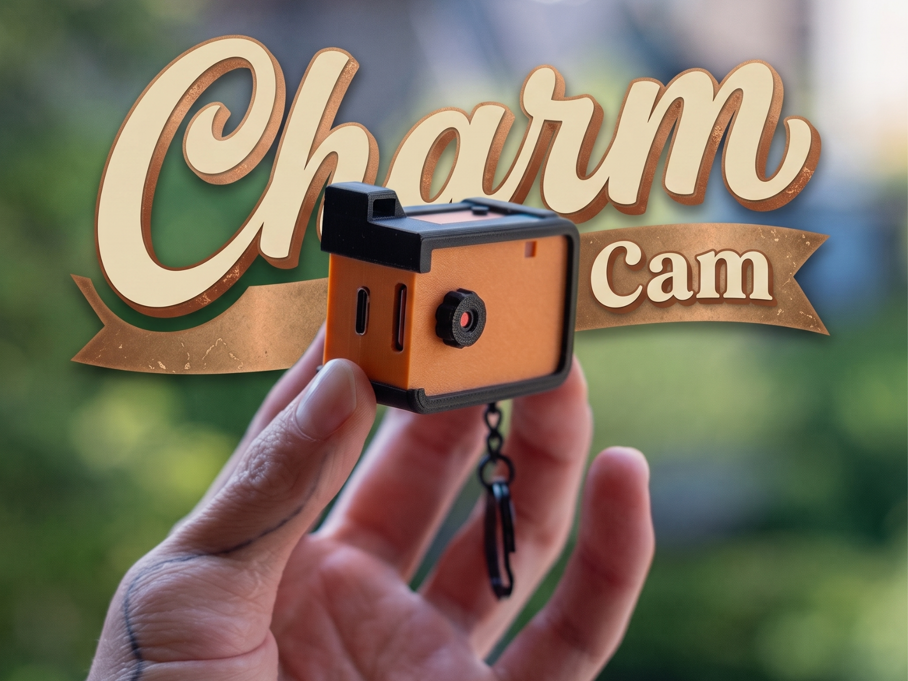 Charm-Cam ESP32 Cam Keychain