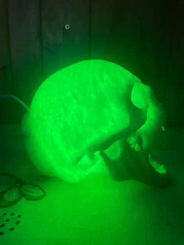 Adorno temático: Screaming Halloween Lighting Skull — vista de referencia 5