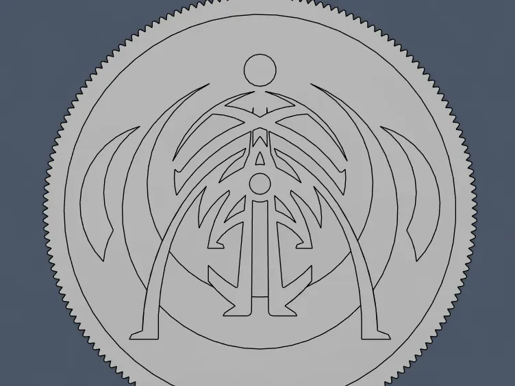 Mistborn/Stormlight Archive Symbol Mashup Coin