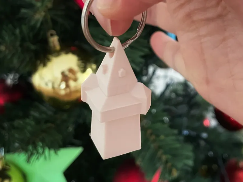 Uhrturm Miniatur Graz Schlossberg Keychain