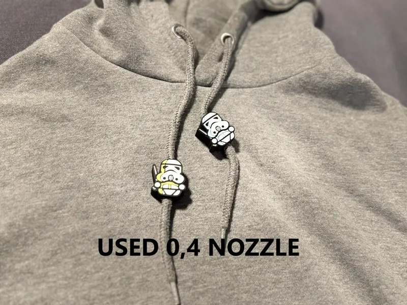 Stormtrooper starwars Hoodie Drawstring Beads