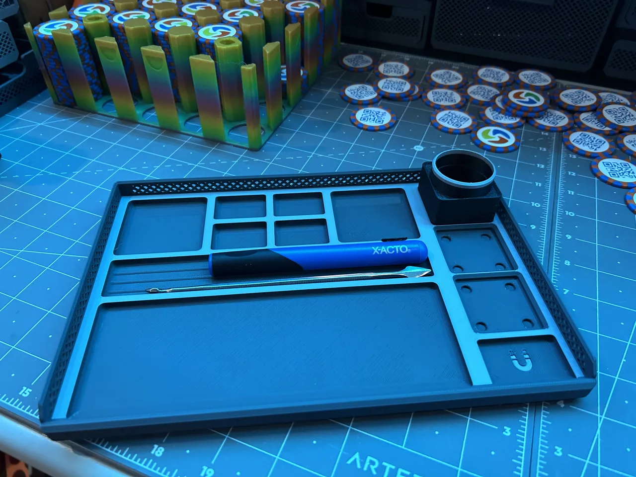 Rugged Ultimate MakerTrays - Gridfinity Tray view 3
