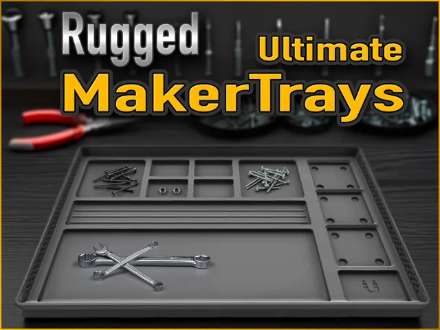 Rugged Ultimate MakerTrays - Gridfinity Tray