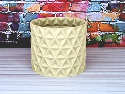 Triangle Color Pot Traditional Triangle Plant pot Planter - Vase mode by SASSy Design ...