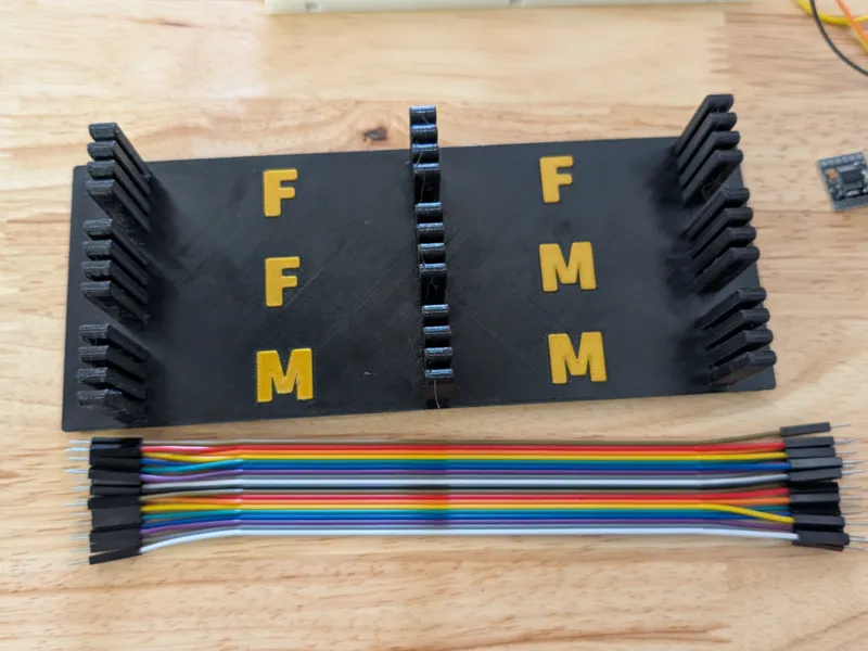 Dupont Jumper Wire Organizer Gridfinity & Arduino