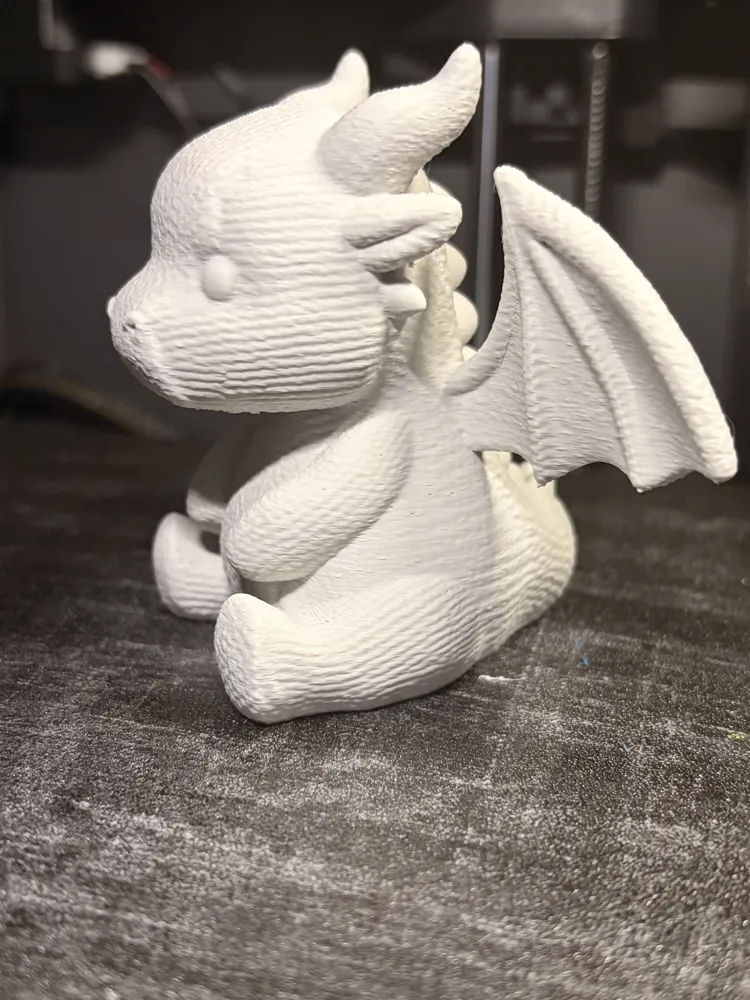 Knitted Cute Dragon - Free 3D Print Model - MakerWorld