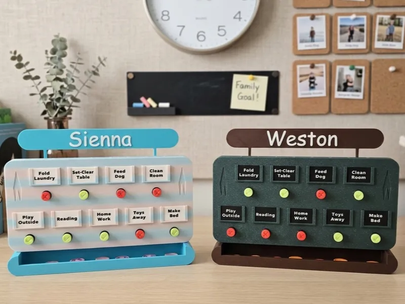 Chore & Reward Board - Coin Dispenser