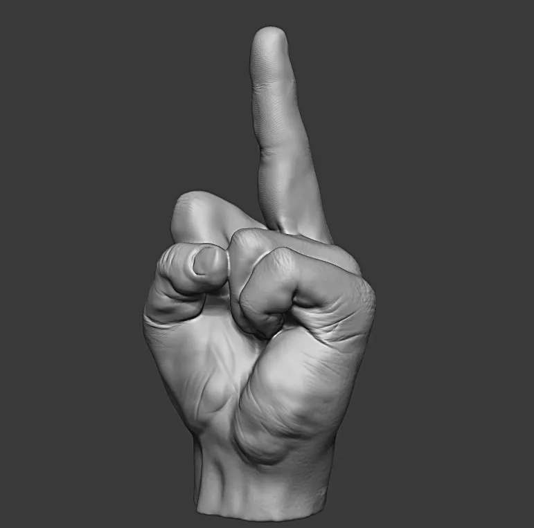 Middle Finger by FoGo MakerWorld: Download Free 3D Models